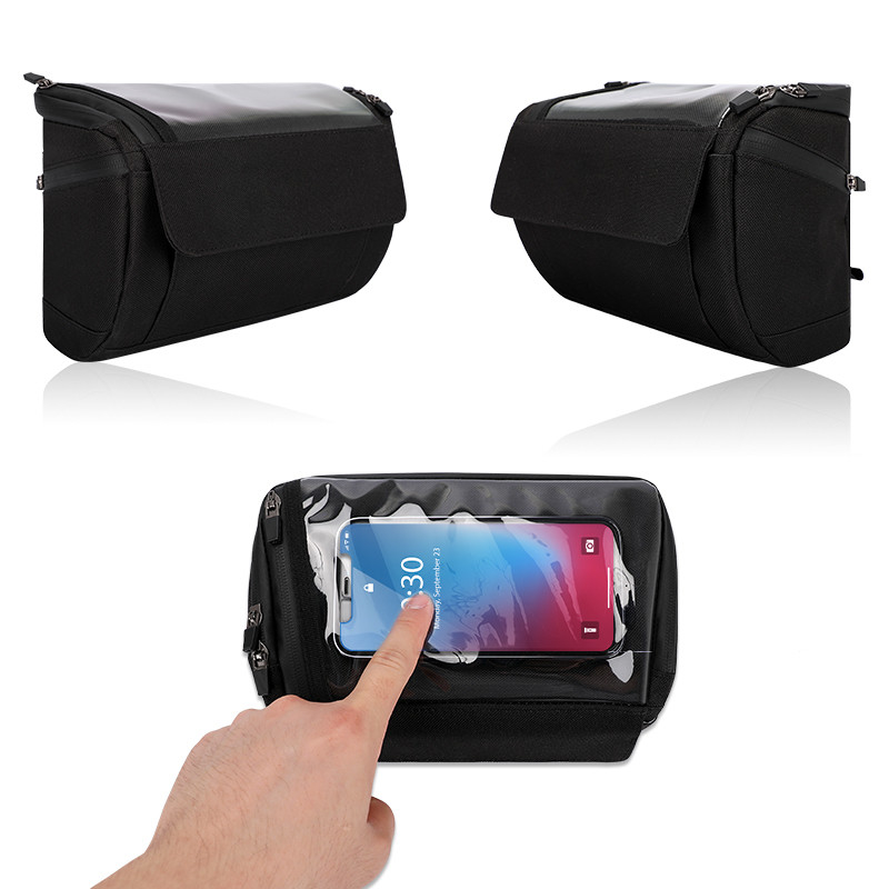 Touch Screen Fahrrad-Telefon-Tasche, die wasserdichten Telefon-Kasten-Geldbörsen-Beutel 20x8x10cm im Freien radfährt