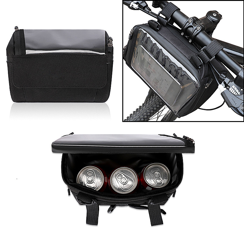 Touch Screen Fahrrad-Telefon-Tasche, die wasserdichten Telefon-Kasten-Geldbörsen-Beutel 20x8x10cm im Freien radfährt
