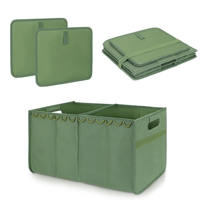 Zusammenklappbarer Stamm-Speicher Tote Luggage Storage For Suv zwei Fächer faltbare 36x4x9“