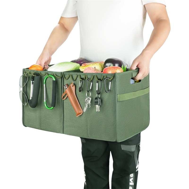 Zusammenklappbarer Stamm-Speicher Tote Luggage Storage For Suv zwei Fächer faltbare 36x4x9“