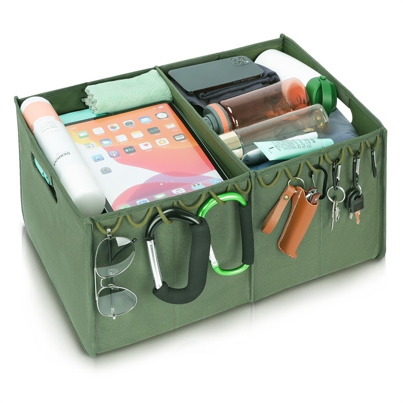 Zusammenklappbarer Stamm-Speicher Tote Luggage Storage For Suv zwei Fächer faltbare 36x4x9“
