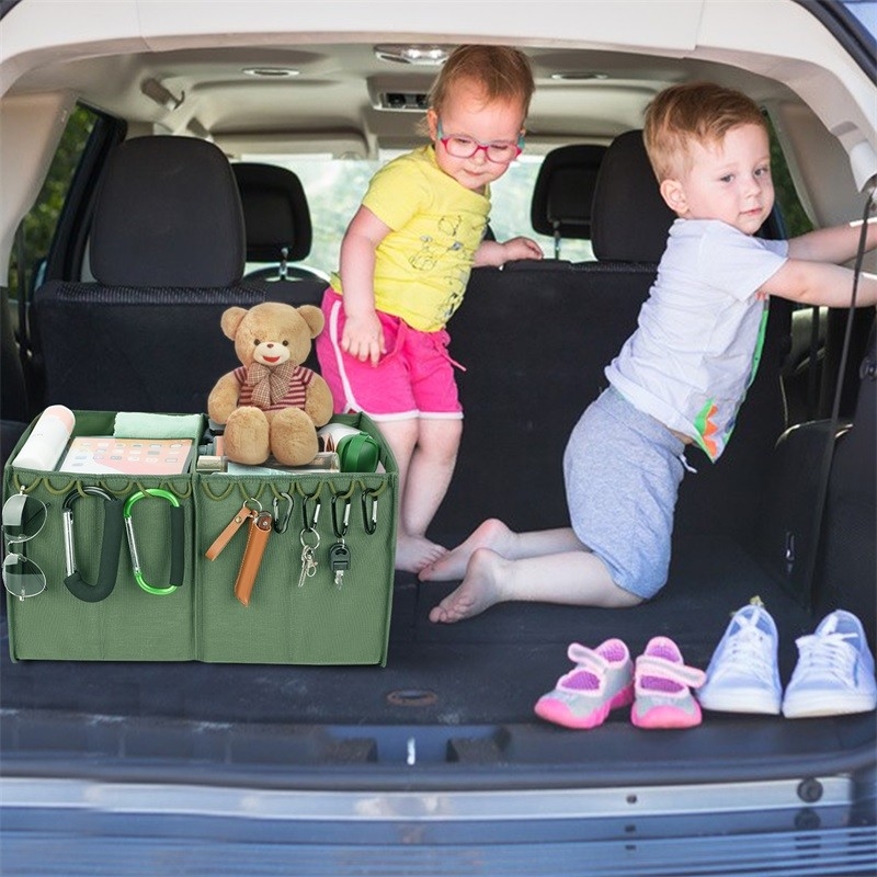 Zusammenklappbarer Stamm-Speicher Tote Luggage Storage For Suv zwei Fächer faltbare 36x4x9“