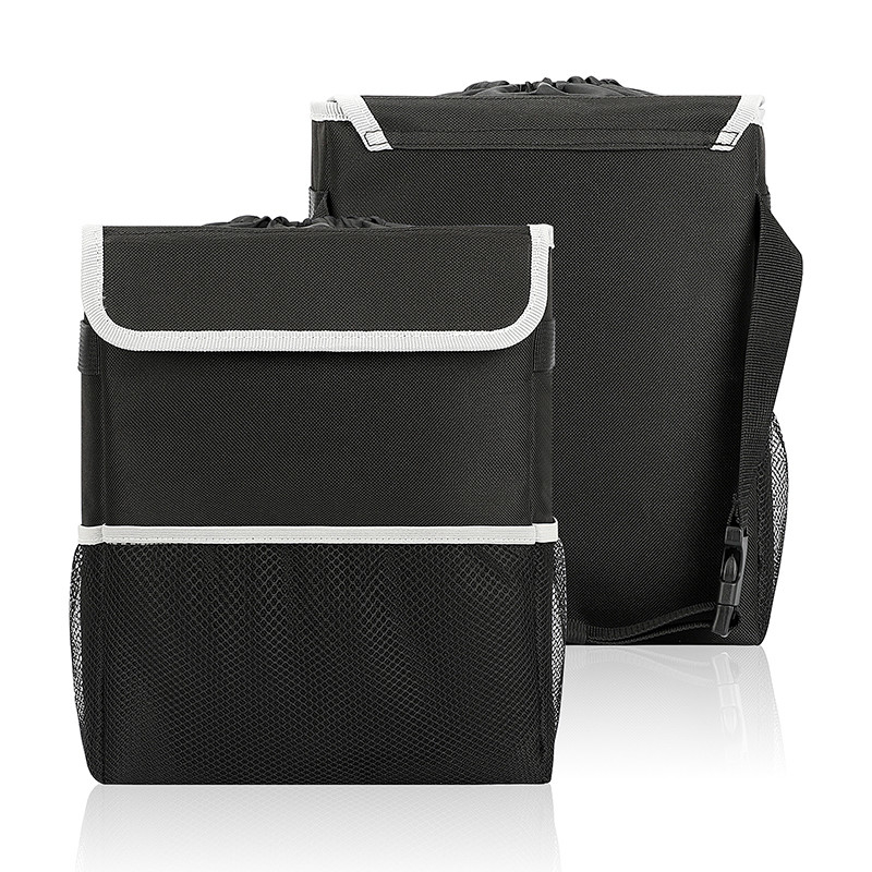 Abfall-Auto-Organisator-Bags Black Hanging-Leck-Beweis-Abfalleimer-Deckel-Abfall 8.4x7.4x10.4“