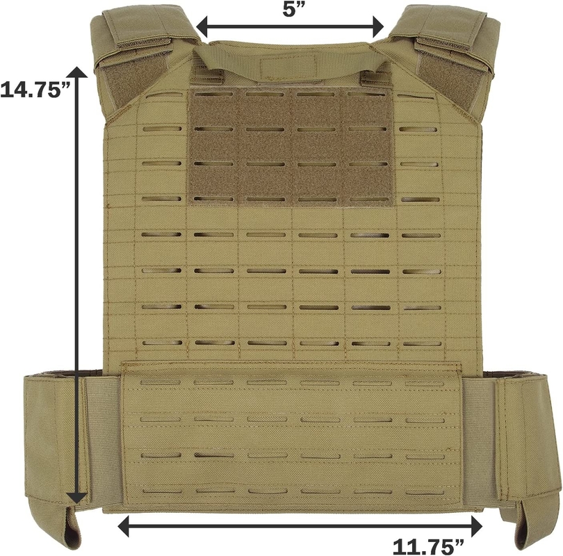 Kojote-Browns 1000D Nylon-Cordura belastetes Westen-Training 11x14 Krafttraining“