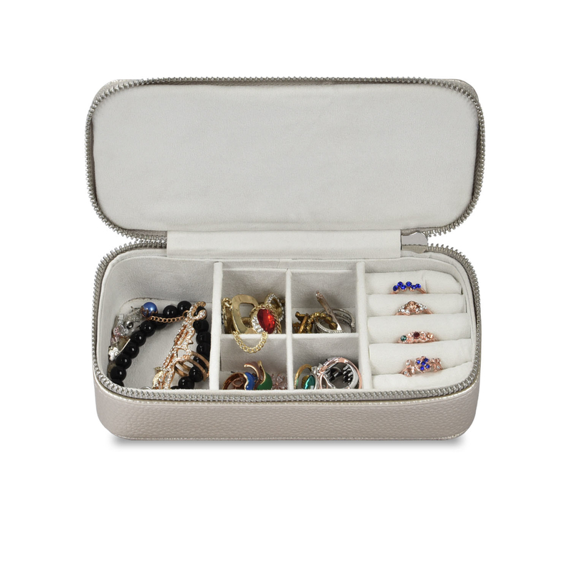 Make-upschmuck-Speicher sackt lederne Reise tragbares 7x3.15x1.97 Kasten PUs“ ein