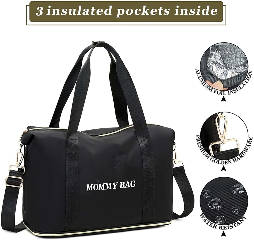 Weiche nette Windel Tote Bags Small Insulated Bottle steckt für neugeborenes personifiziert ein