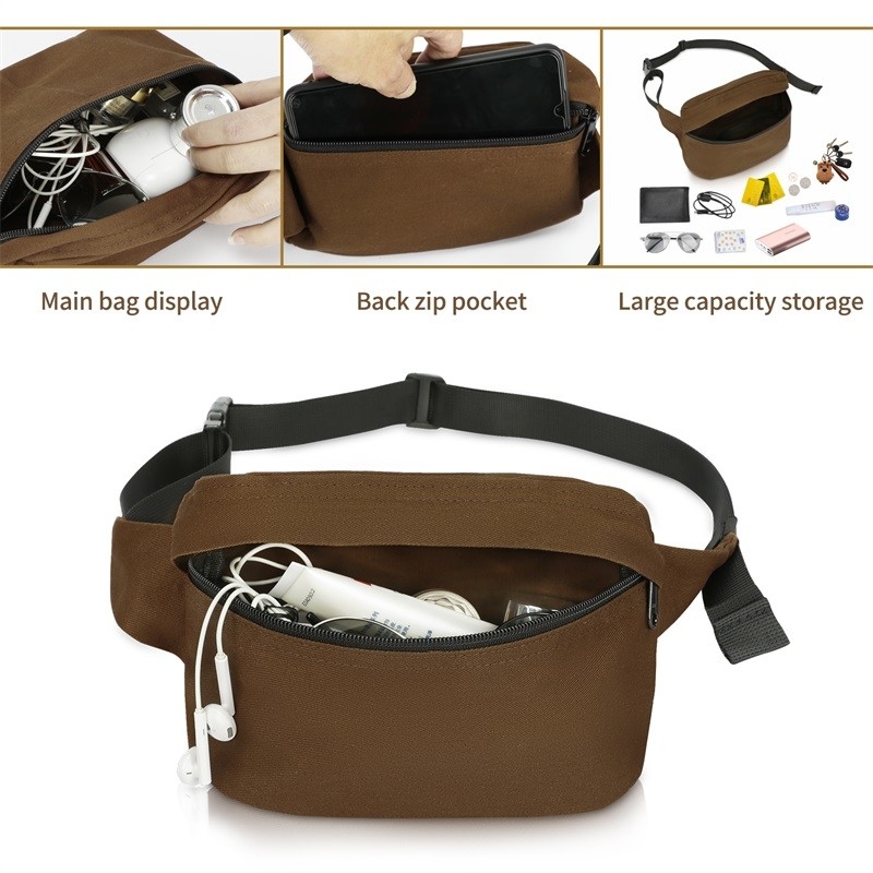 MTB-Motorrad-umschlingen Querkörper-Taillen-Gurt-Tasche für Frauen die Schulter, die wandert 8.5X2.5X4.5“