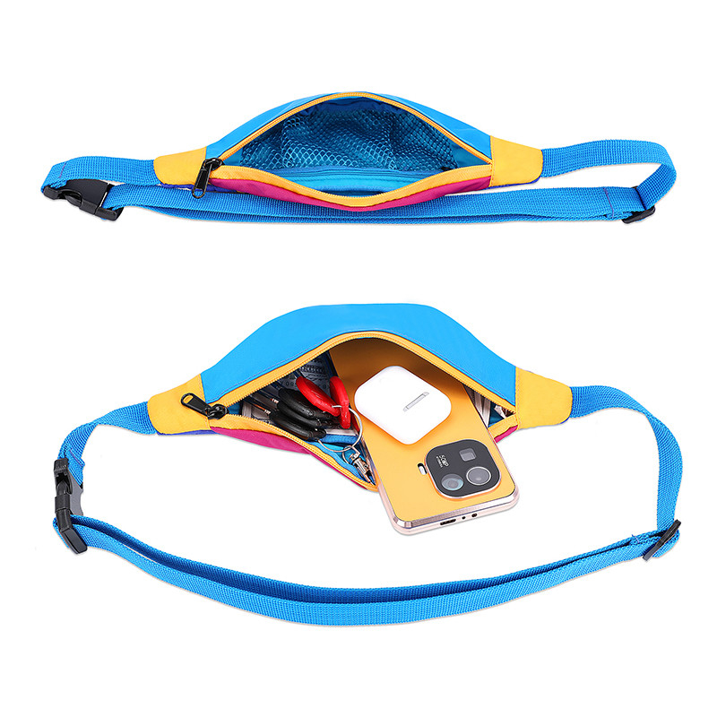 Nylon-Zoll Fanny Packs 420D 11X2.3X4.3 der Bügel-Riemen-Taillen-Taschen-Frauen
