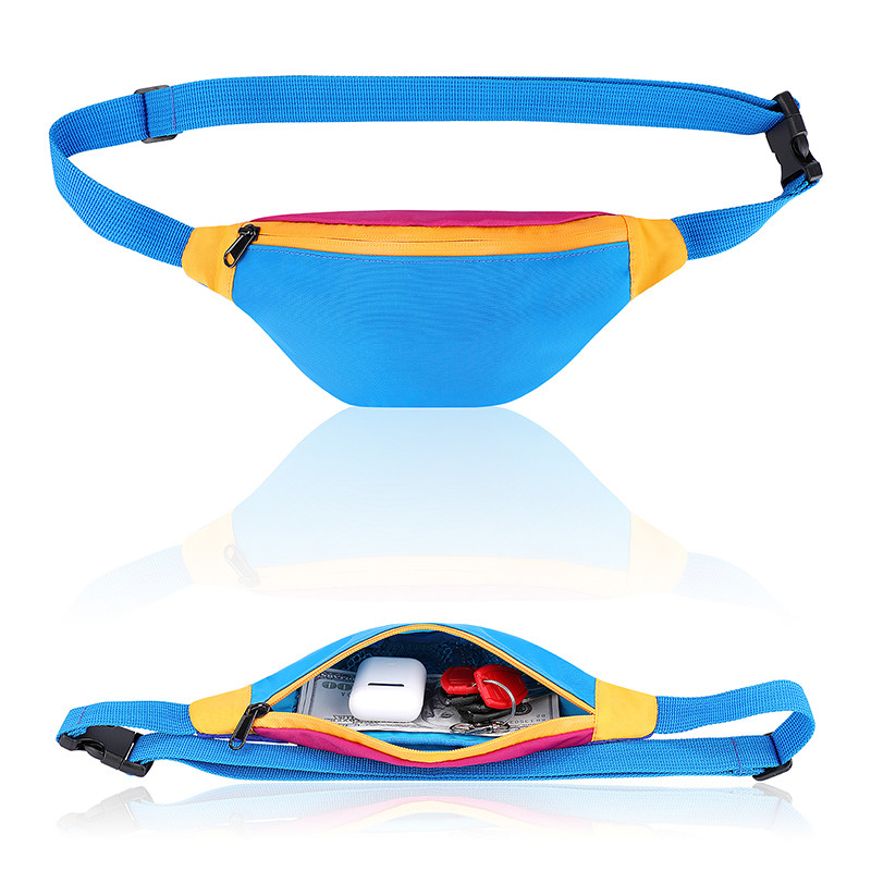 Nylon-Zoll Fanny Packs 420D 11X2.3X4.3 der Bügel-Riemen-Taillen-Taschen-Frauen