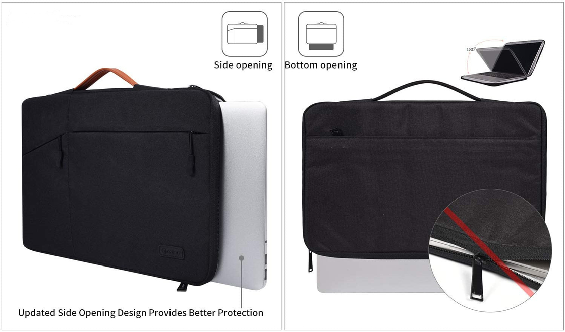 Handsegeltuch-Geschäfts-Laptop sackt Tote Briefcase 10 Zoll 11,6 Zoll 21 Zoll 22 Zoll ein