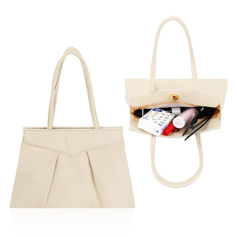 Freundliche wiederverwendbare Einkaufstasche-stützbares Segeltuch Tote Bags Zipper Button 10x7 Eco“