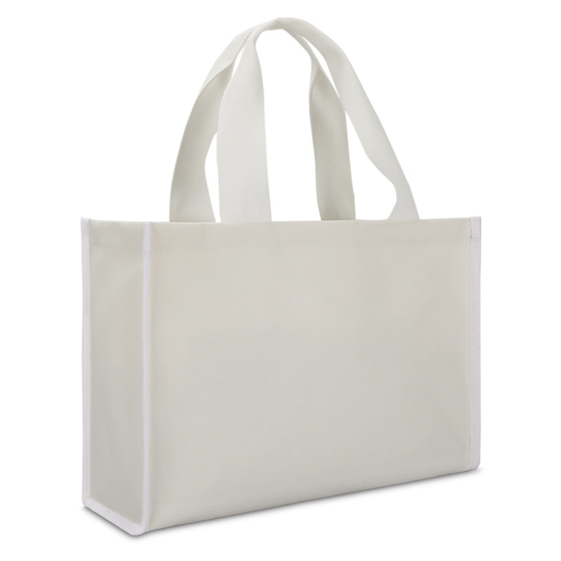 Segeltuch Tote Bag Eco Friendly Shopping sackt Kleinstarke Hochleistungsunterseite 4x4x10“ ein