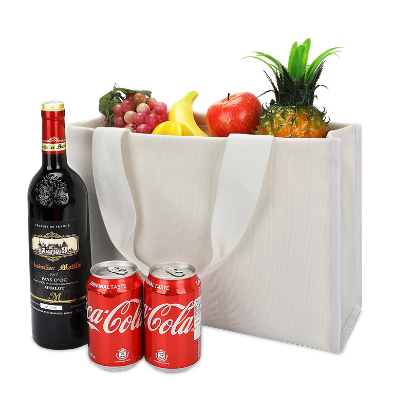 Segeltuch Tote Bag Eco Friendly Shopping sackt Kleinstarke Hochleistungsunterseite 4x4x10“ ein