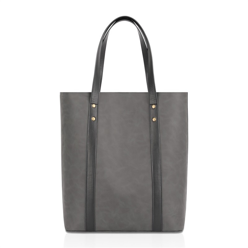 Druck freundliche Einkaufstasche-kundenspezifischen Reißverschluss-Taschen-Leder-Käufer-Totalisator 13X5X15 Eco“