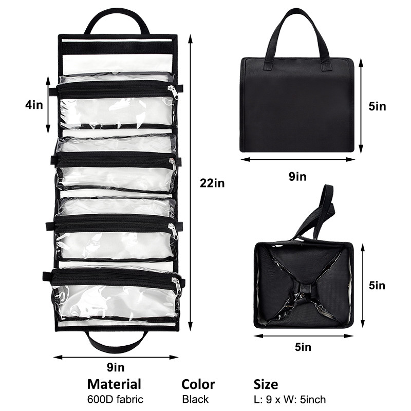 Reise-bilden großes hängendes Toilettenartikel-Organisator-Bag Separated ExtrapVC Beutel 9X5“