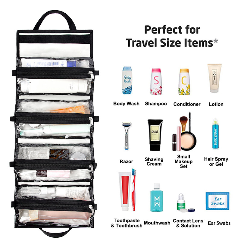 Reise-bilden großes hängendes Toilettenartikel-Organisator-Bag Separated ExtrapVC Beutel 9X5“