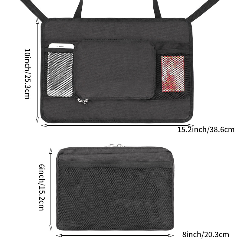 Filetarbeits-Tasche für Auto-Organisator-Bags Pocket Handbag-Halter-Rücksitz 15.2x10“