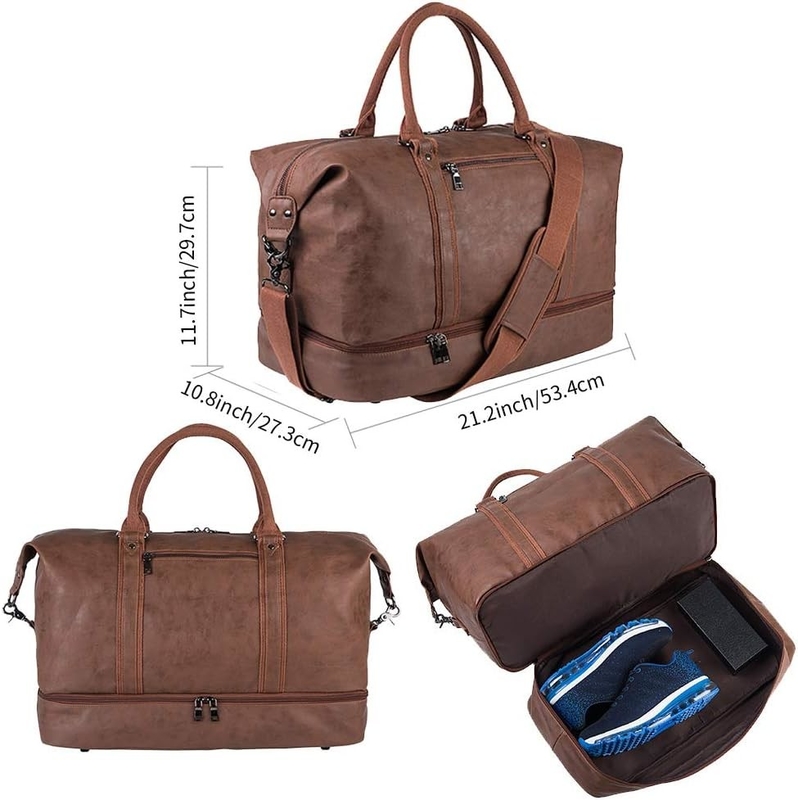 52L wasserdicht über Nacht Wochenende tragen Sie auf Custom Tote Duffel Reisetasche mit Schuhbeutel
