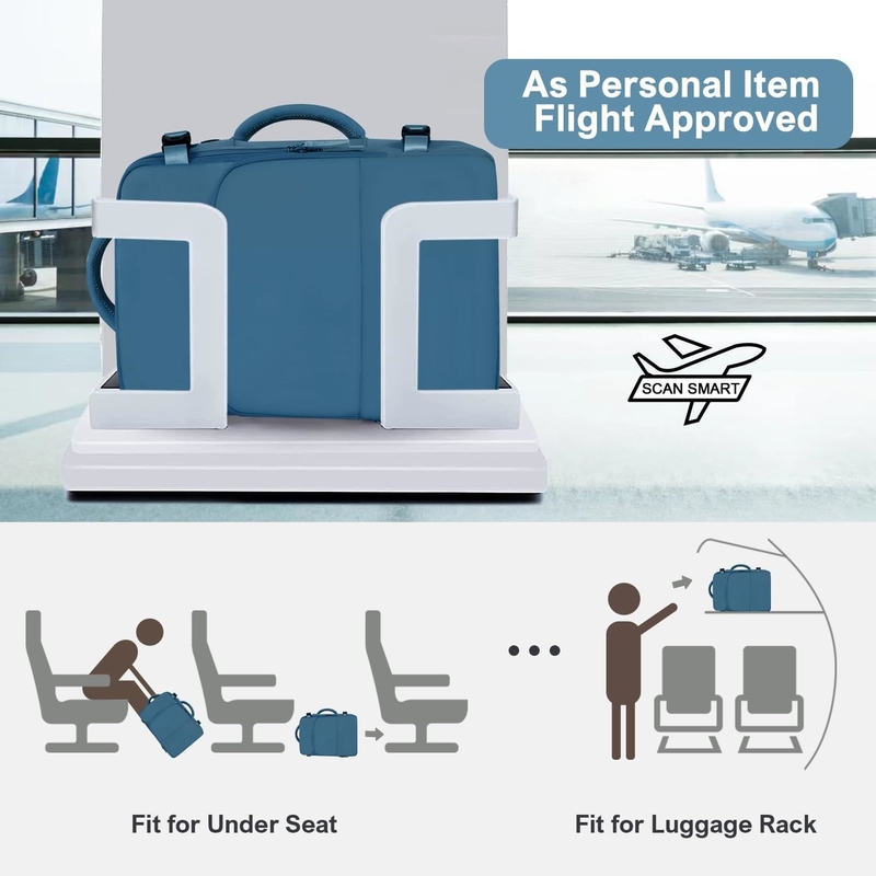Wasserdicht Geschäft Wandern Gelegenheitsgefährt Reisetasche Flug genehmigt Fit 16-Zoll-Laptop