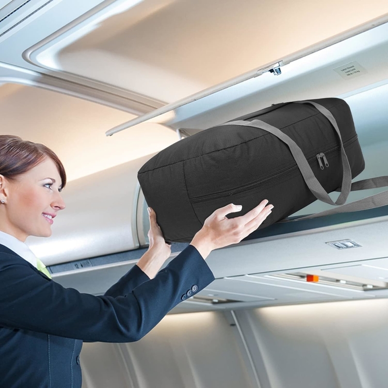 Großer Flugzeuguntersitz Klappbare Gepäcktasche Duffel-Reisetasche für Frauen