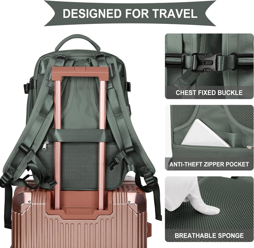 Großes Handgepäck für den Außenbereich Wasserdicht Wandersport Gelegenheits-Tagesack Reisetasche mit unabhängigem Schuhfach