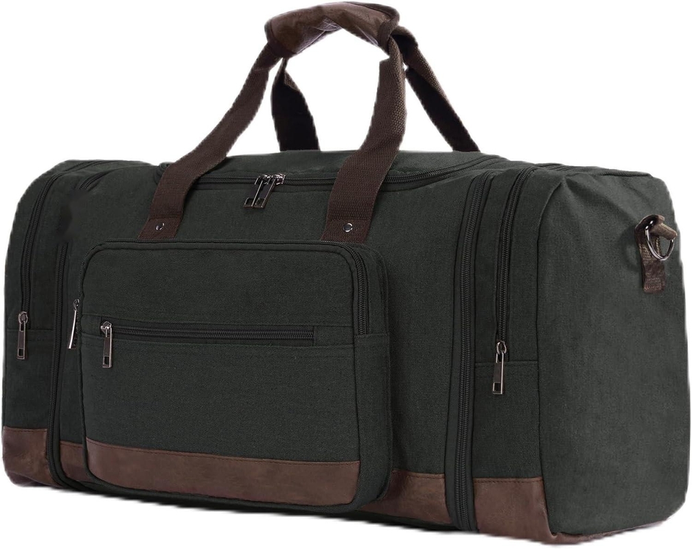 Großkapazität Reisetasche Wochenende Bequem mitzunehmen Gepäck Männer Duffel Leinwand Crossbody Reisetasche