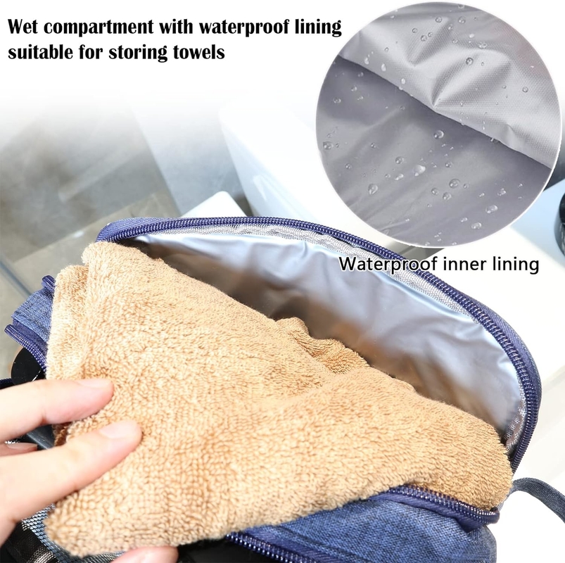 Wasserdichtes Toilettenorganisierendes Dopp Kit Reisetasche für Reisezubehör Toiletten