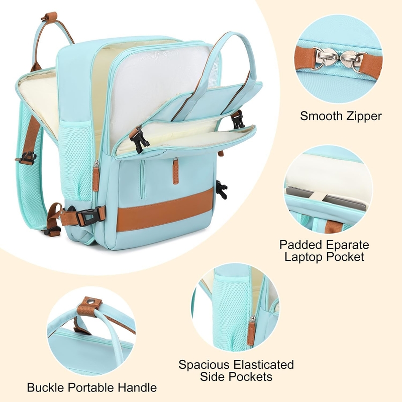 15.6 Zoll Tragballtasche Flugzeugflug genehmigt mit USB-Ladeanschluss