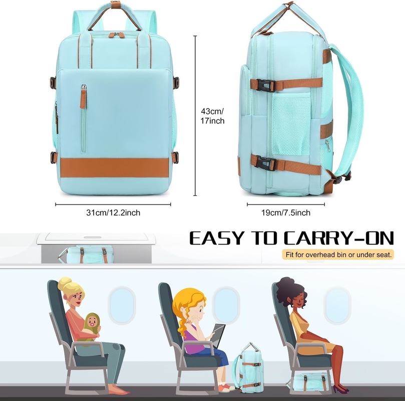 15.6 Zoll Tragballtasche Flugzeugflug genehmigt mit USB-Ladeanschluss