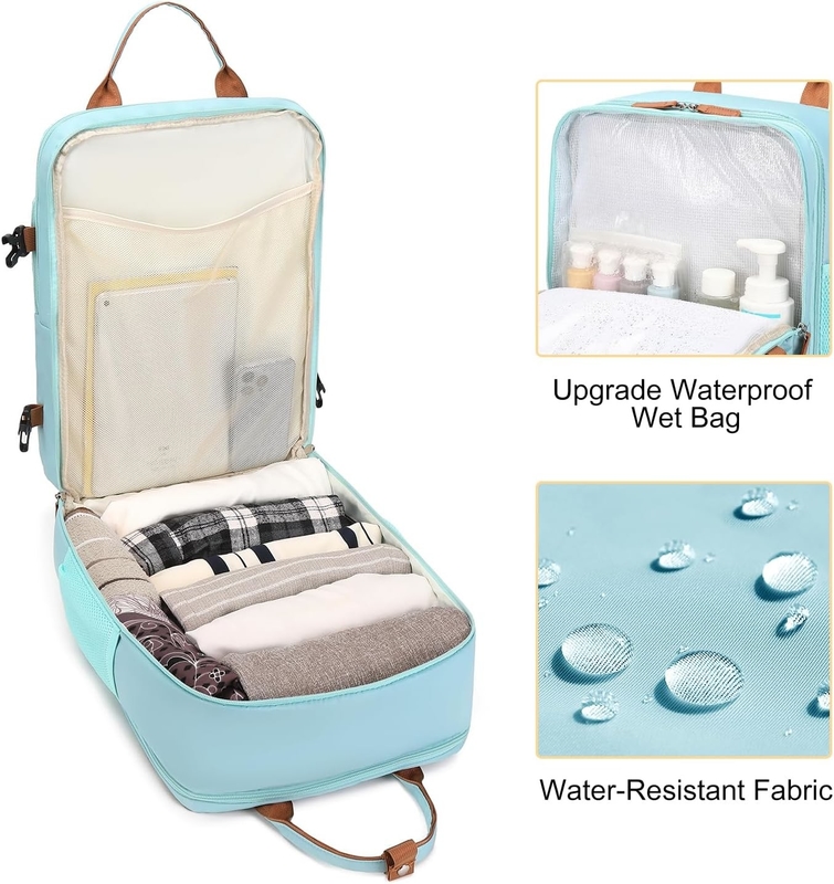 15.6 Zoll Tragballtasche Flugzeugflug genehmigt mit USB-Ladeanschluss