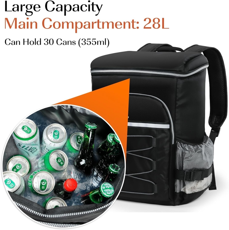 Leichtgewicht Isolierte tragbare Kühltasche Wasserdicht für Picknick Camping Strand Wandern BBQ
