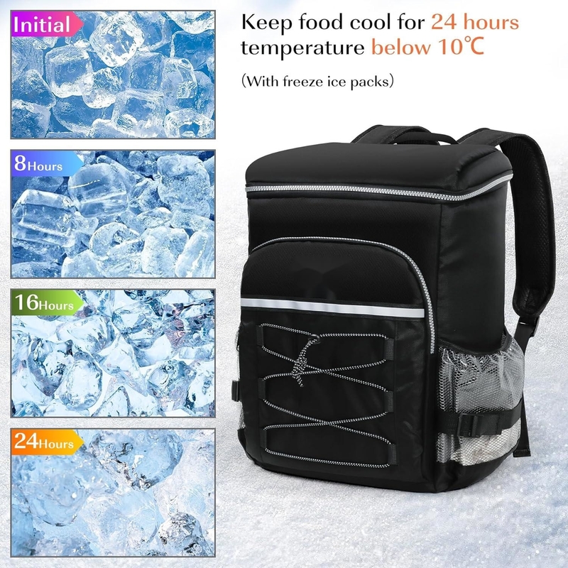 Leichtgewicht Isolierte tragbare Kühltasche Wasserdicht für Picknick Camping Strand Wandern BBQ