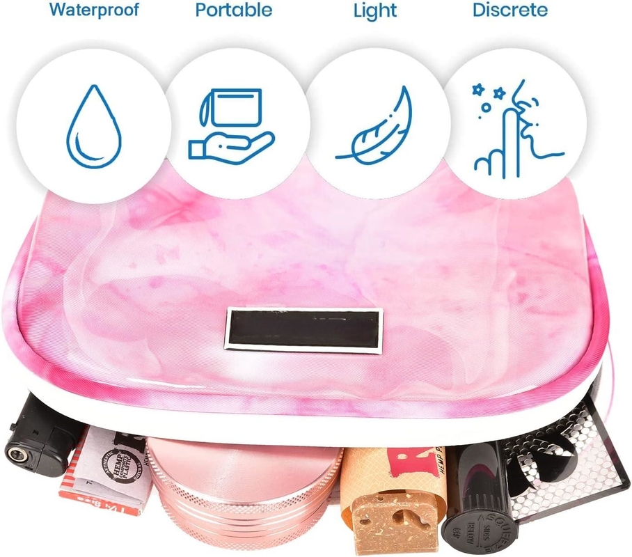 Rosa Farbe Wasserdichtes, geruchsfeste Reisetasche mit Kohlenstofffilter für Mädchen