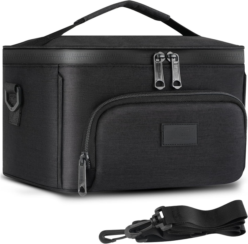 Großkapazität Portable Langlebiger Geruch Custom Reise Geruch Proof Tasche mit abnehmbaren Schultergürtel entfernbaren Trennern