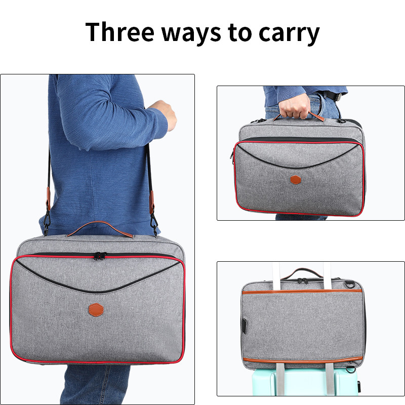 2024 Neue Wasserdichte Computer Laptop Custom Reisetasche mit Schultergurt für Männer Frauen