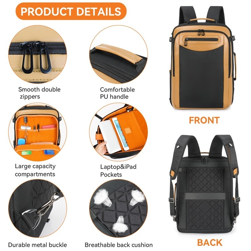 Wasserdichtes Arbeiten College Schule Diebstahlschutz Business Custom Travel Laptop Rucksack mit USB-Ladestation