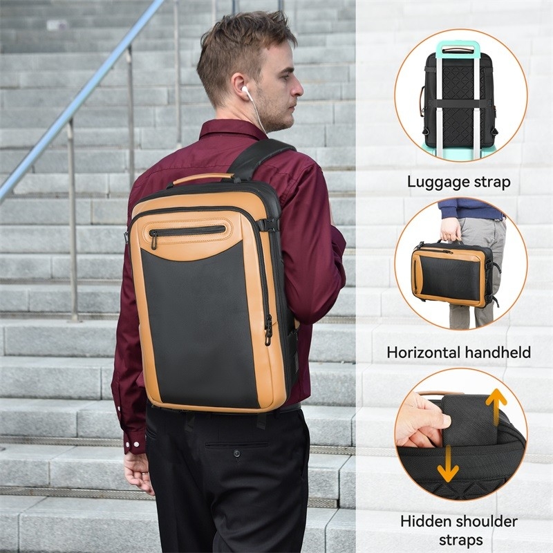 Wasserdichtes Arbeiten College Schule Diebstahlschutz Business Custom Travel Laptop Rucksack mit USB-Ladestation