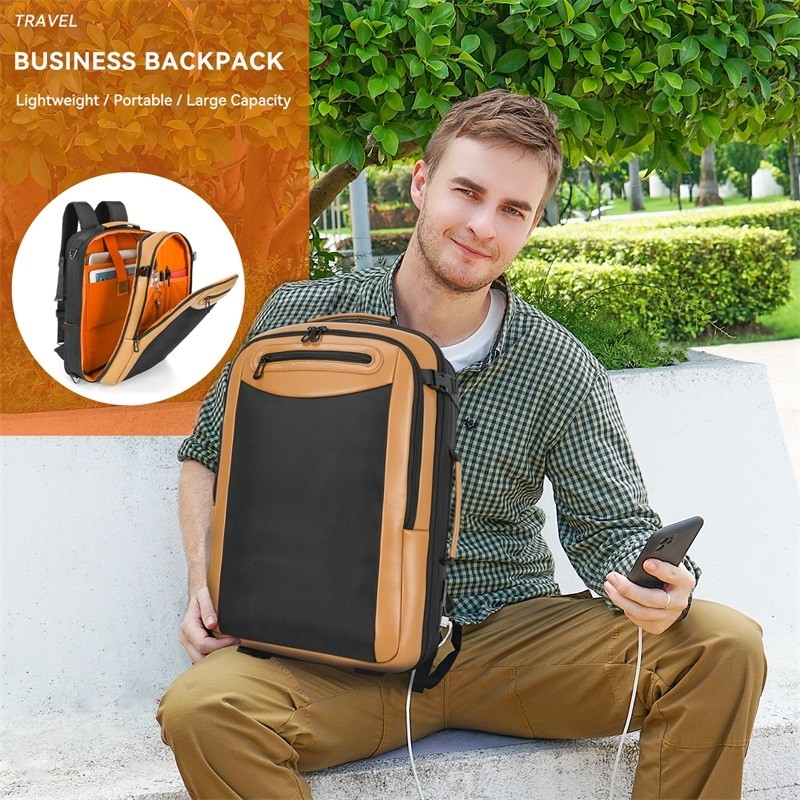 Wasserdichtes Arbeiten College Schule Diebstahlschutz Business Custom Travel Laptop Rucksack mit USB-Ladestation