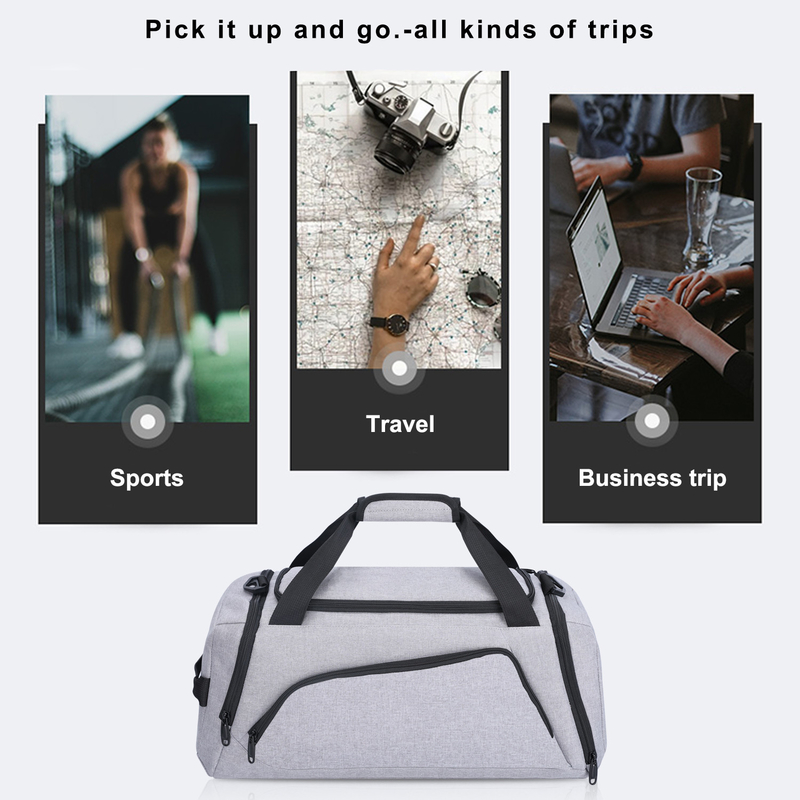 der Düffel-Reise-Tasche Frauen 130l 120l 115l 110l 100l XL große mit Laufkatzen-Ärmel 50x20x24CM