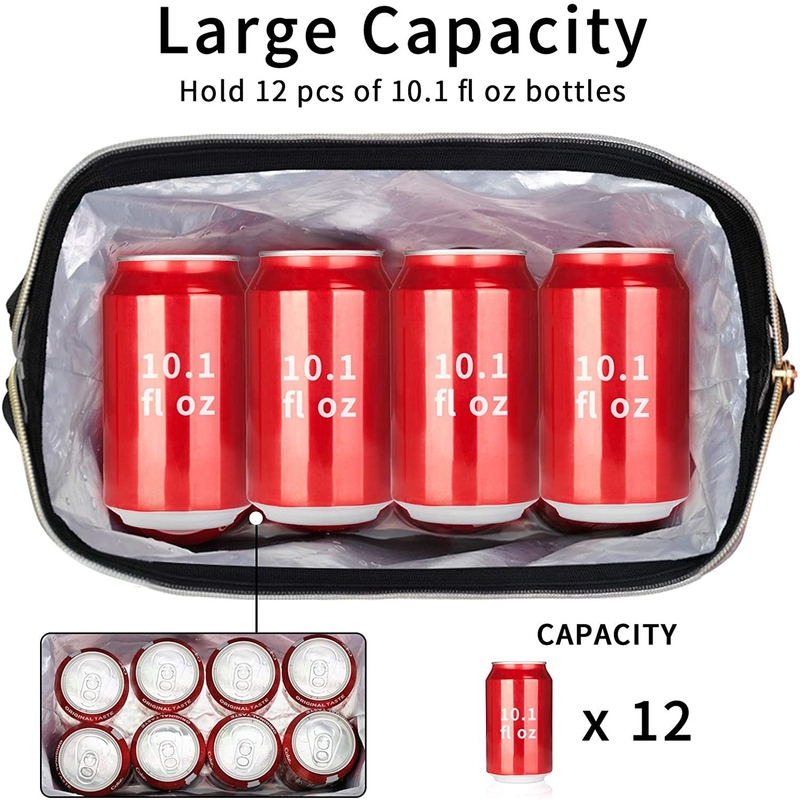12 Satz 6 Satz Isolierkühltasche für das Muttermilch-Mittagessen tägliche 11x6x10“