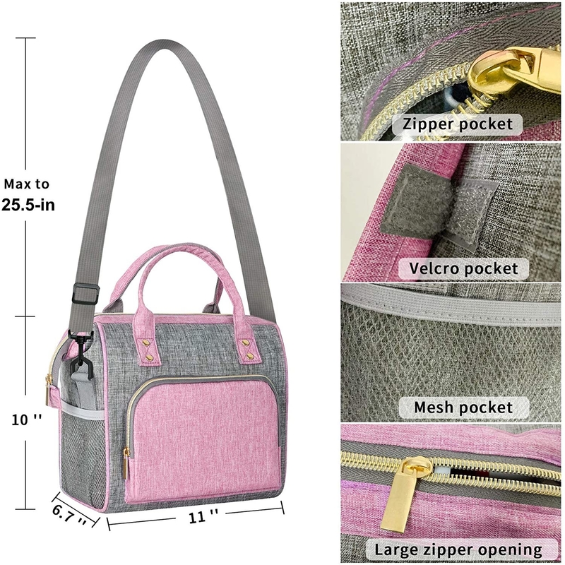 12 Satz 6 Satz Isolierkühltasche für das Muttermilch-Mittagessen tägliche 11x6x10“