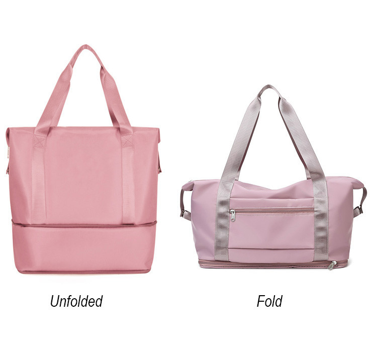 Rollende Frau wasserdichte 10.63x21.65x7.09 des Sport-Düffel-Reise-Taschen-Polyester-210D“