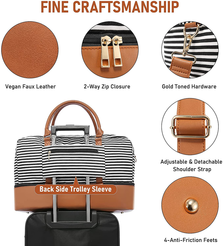 Das Segeltuch-Reise-Seesack-Gepäck Carry On Weekend Tote 16.2x14.5x8 der Männer“